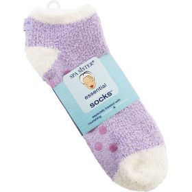 SPA ACCESSORIES by Spa Accessories SPA SISTER ESSENTIAL MOIST SOCKS WITH JOJOBA & LAVENDER OILS (PURPLE) (Color: As Picture)