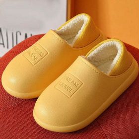 Women Slippers Winter Waterproof Non-slip Plus Warm Indoor Shoes (size: CN40-41(fit39-40))