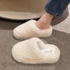 Winter Fur Slippers Woman Mules 2022 New Trend Warm Fluffy Home Slippers Winter For Women Comfortable Indoor House Shoes Ladies