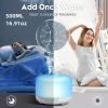 1pc 500ML/17.6OZ Air Humidifier; Aroma Diffuser; Aromatherapy Machine; Remote Control Aromatherapy Machine; Home Essential Oil Diffuser