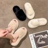 Winter Fur Slippers Woman Ladies Warm Home Slippers Winter For Women Comfortable Fluffy Room Indoor House Plush Shoe 2022 Korean